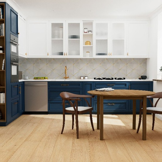 Mohawk PureTech Plus Landry Valley PTL12 - Desert Sand Hickory Room Scene