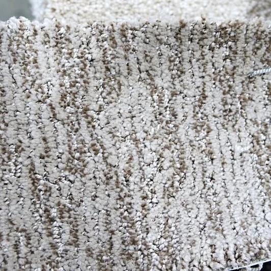 Neutral Beige Textured Carpet