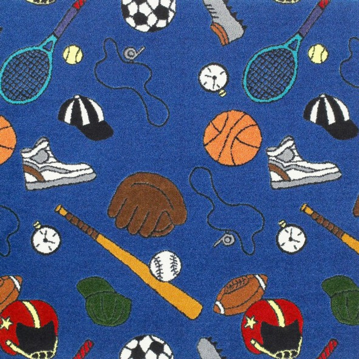 Joy Carpets Playful Patterns Multi-Sport 26 oz. 141726 Commercial Broadloom Carpet