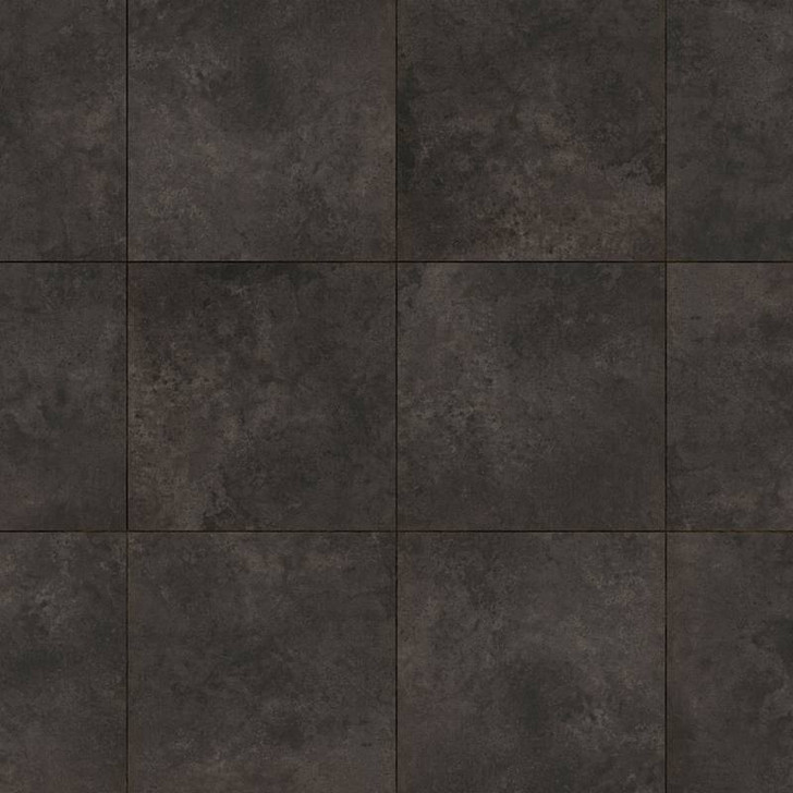 Black Luxury Vinyl Tile Flooring, Black LVT