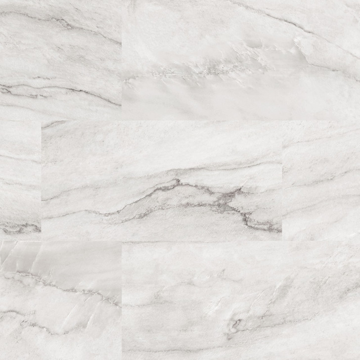 White Ocean Luxury Vinyl Tile - Trecento Collection