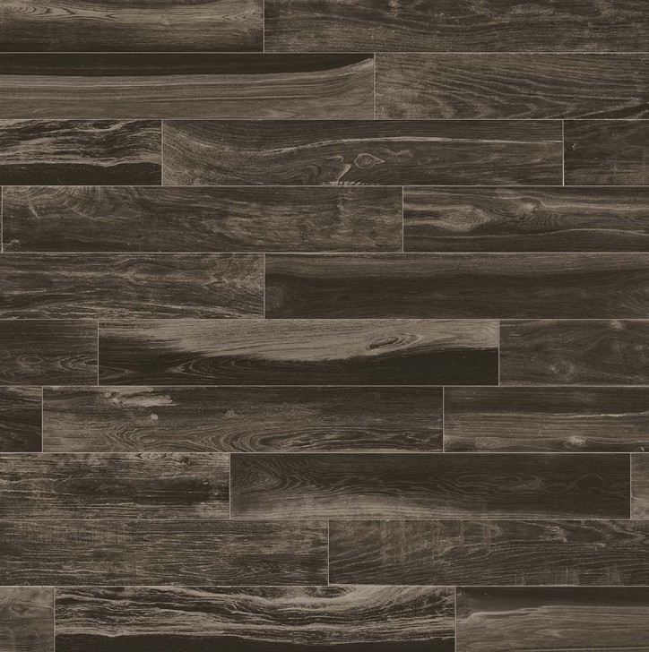 Floors2000 Lacquered Wood 6" x 36" Porcelain Tile