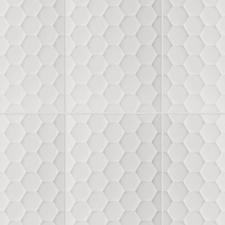 Walker Zanger 4D Hexagon 16" x 32" Ceramic Tile