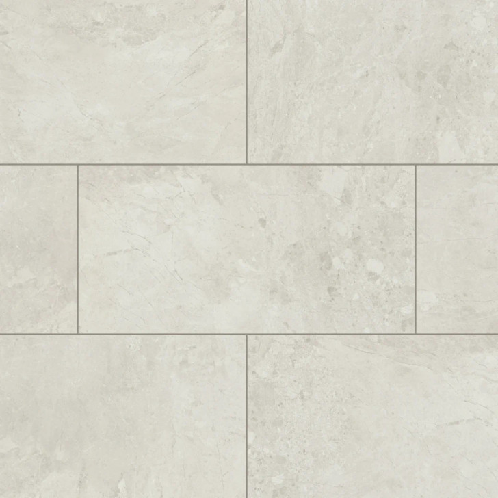 Karndean Korlok Select Bianco Breccia Marble 18"x 37" Luxury Vinyl Tile