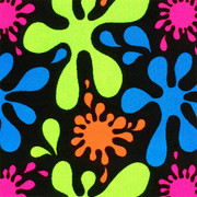 Joy Carpets Neon Lights Splat Fluorescent 446 Commercial Broadloom Carpet