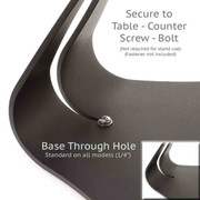 Base of Security Stand with optional Screw Down Base of Security Stand with optional Screw Down
