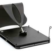 Secure iPad stand with locking enclosure and tamper-resistant security screws for retail and public use. Secure iPad stand with locking enclosure and tamper-resistant security screws for retail and public use.