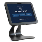 Sign in with a secure iPad stand Sign in with a secure iPad stand