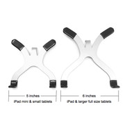 The iPad mini holder is a smaller holder for smaller tablets (Please select the iPad mini option during checkout)