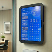 Close-up of EnCloz Secure & Tilt iPad Enclosure showing sleek design and clean lines