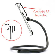 Flexible Pivoting iPad Stand with Included Grapple S3 Strap (S4 Strap is now included, one extra strap)