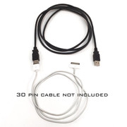 USB 2.0 Extension Cable - 6 Feet
Extends the length of your current 30 pin cable (30 pin cable not included) USB 2.0 Extension Cable - 6 Feet
Extends the length of your current 30 pin cable (30 pin cable not included)