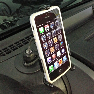 Jeep Wrangler iPhone Mount PED4-Mount-CH50