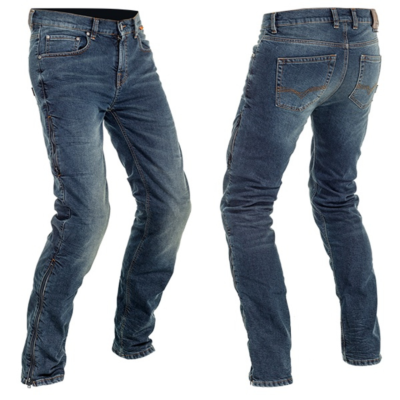 Richa Adventure Reinforced Jeans - Washed Blue