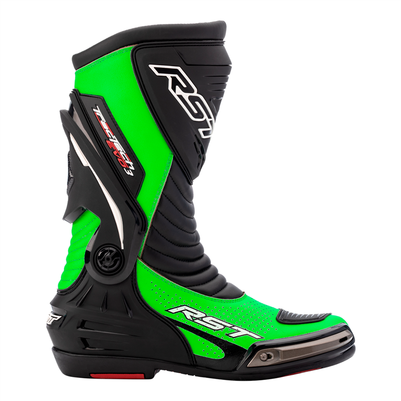 RST Tractech Evo 3 Sport CE Mens Boots - Neon Green / Black