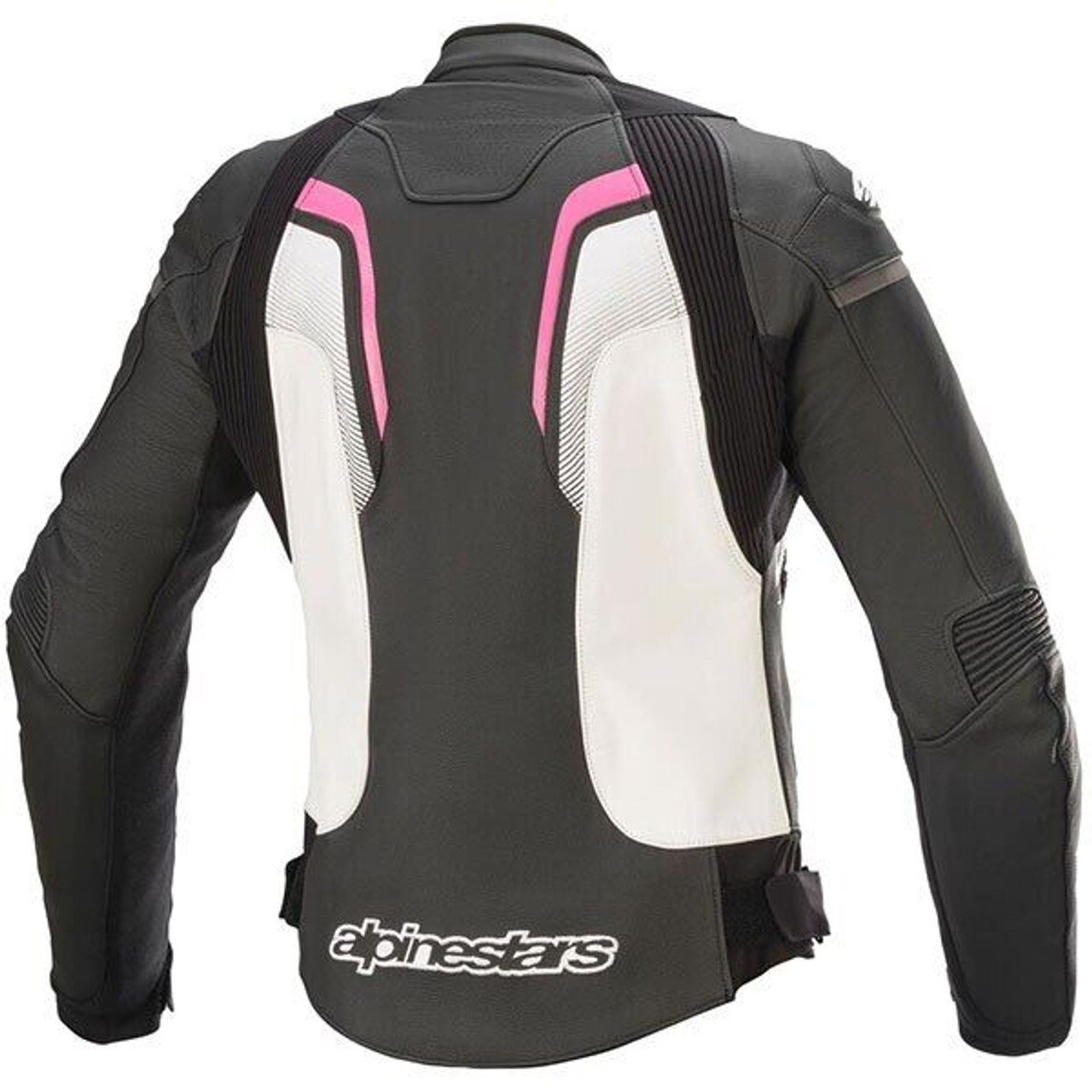 Alpinestars Stella GP Plus R V3 Ladies Leather Jacket - Black / White /  Fuchsia