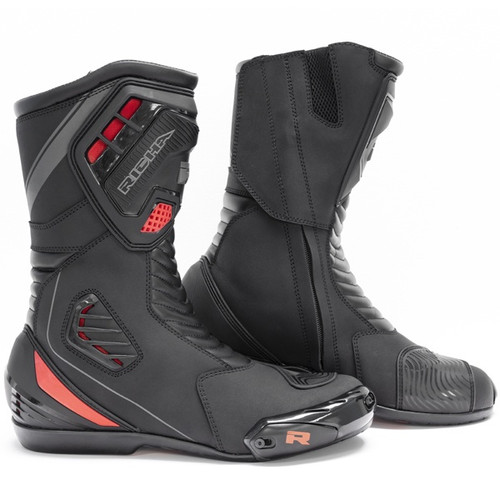 Richa Drift Evo Waterproof Sports Boots - Black / Red / Grey