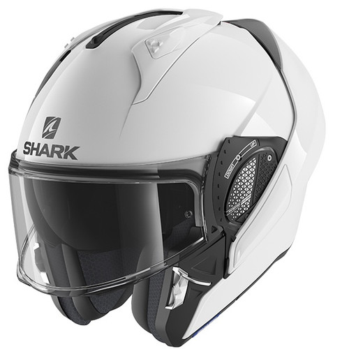 Shark Evo GT Flip Front Helmet Blank - White .
