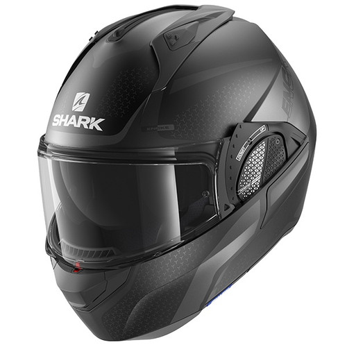 Shark Evo GT Flip Front Helmet Encke KAA - Mat Black / Anthracite