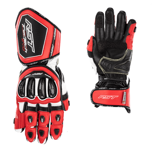 RST Tractech Evo 4 CE Mens Gloves - Red / White / Black