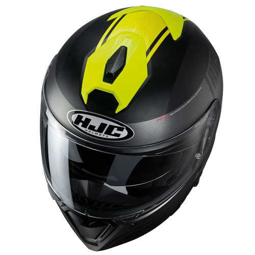 HJC I90 Flip Front Helmet - Davan Yellow