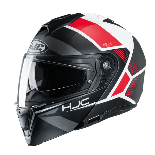 HJC I90 Flip Front Helmet - Hollen Red