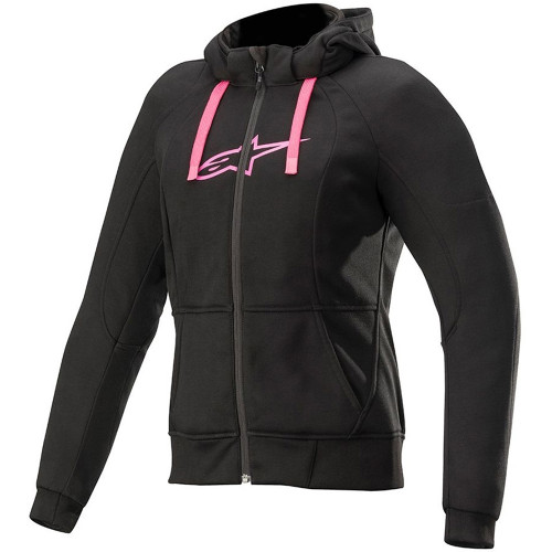 Alpinestars Stella Chrome Sports Ladies Hoodie - Black / Pink