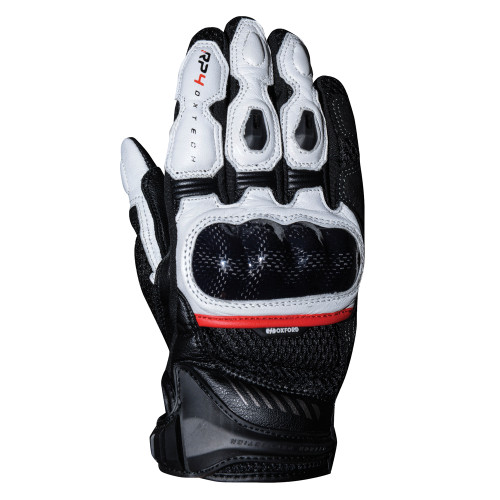 Oxford RP-4  Sports Short Gloves - Black / White