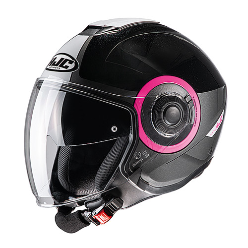 HJC I40 Panadi Open Face Helmet - MC8 Pink
