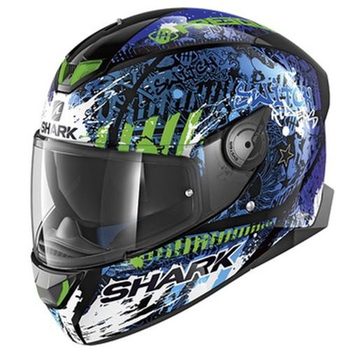 Shark Skwal 2 Switch Rider 2 KBG (Green LED) - Black  / Blue / Green