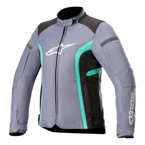 Alpinestars Stella T-Kira V2 Waterproof Textile Jacket - Slate / Peacock  Green