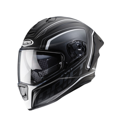 Caberg Drift Evo Integra Full face Helmet - Matt Black / Anth / White