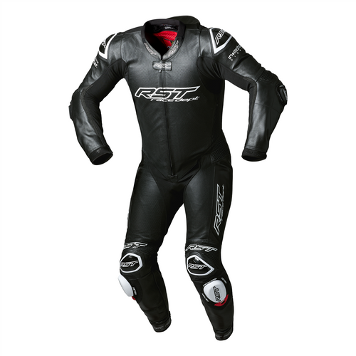 RST V4.1 Evo Kangaroo Airbag Men's Leather Suit - Black / Black