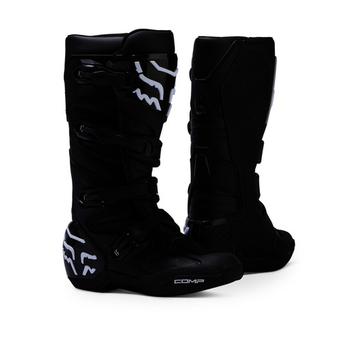 Fox Youth Comp Motocross Boots - Black