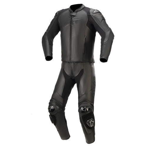 Alpinestars GP Plus V3 Graphite Leather 1 Piece Suit - Black