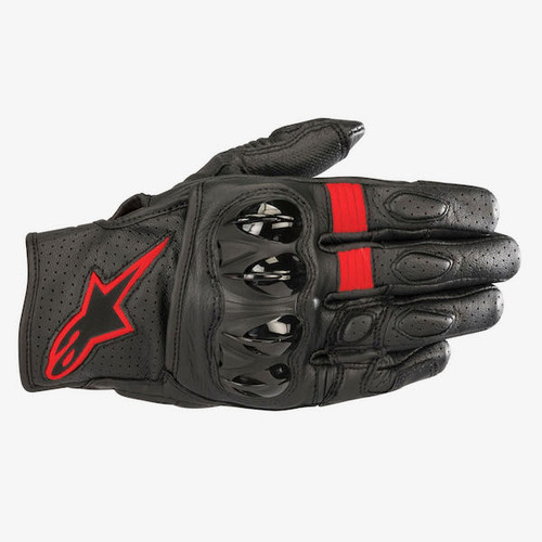 Alpinestars Celer V2 Short Leather Gloves - Black