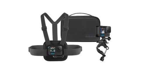 GoPro Sports Kit Chesty + Handlebar / Seatpost / Pole Mount + Camera Case