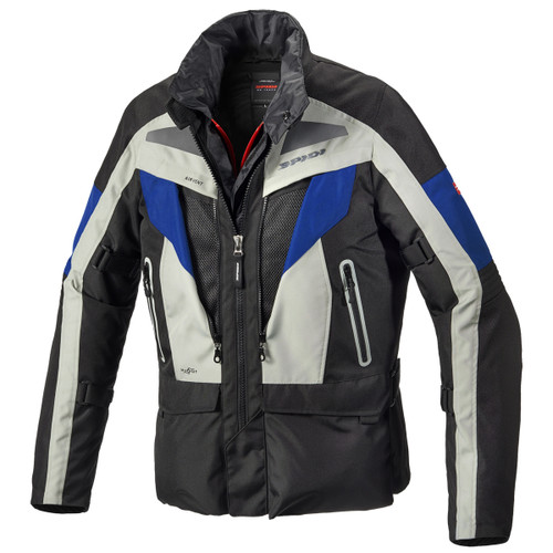 Spidi Voyager Evo CE Waterproof Jacket - Black / Blue