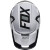 Fox V1 Lux MX22 Motocross Helmet - Black / White