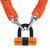 Oxford HD Chain Lock 1.5mtr Orange