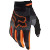 Fox 180 BNKR Glove - Grey Camo Orange