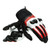 Dainese Mig 3 Leather Short Gloves A66 - Black / White / Lava Red