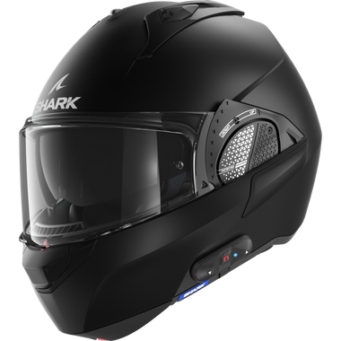 Shark Evo GT NCOM B802 Bluetooth Flip Front Helmet KMA - Matt Black
