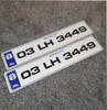 New Holland Tractor Plates (Pair)