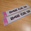 Pink Style Metro Plates (Pair)