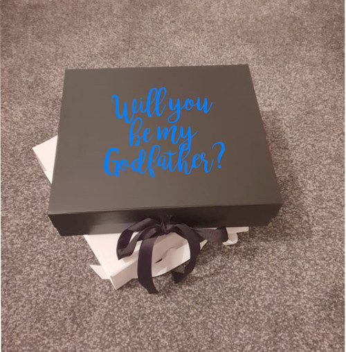 Black Personalised Giftbox - Godfather