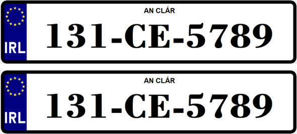 Fancy Plate - Style 5 (Pair)