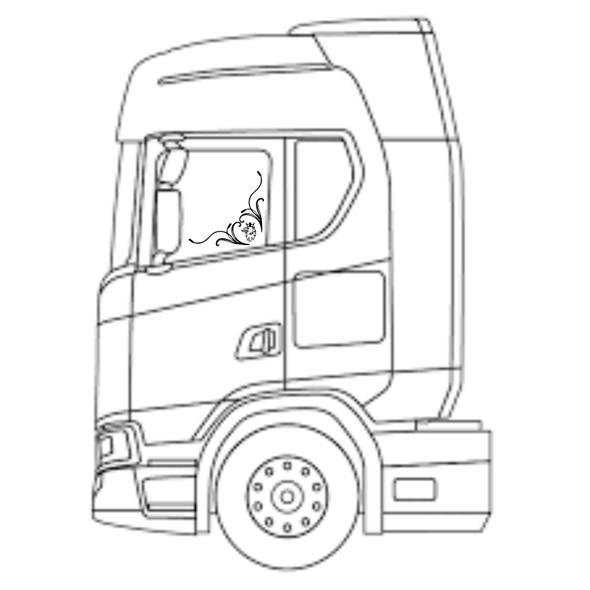 Volvo Corner Window Decals (Pair)