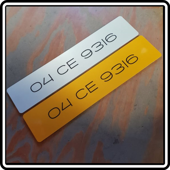 Plain Light Metro Plates (Pair)