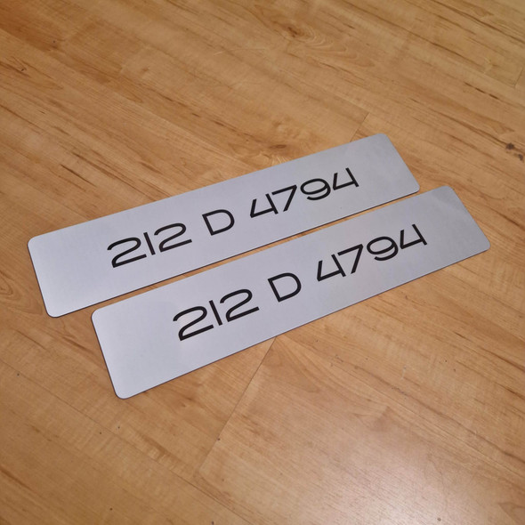 Plain Light Metro Plates (Pair)